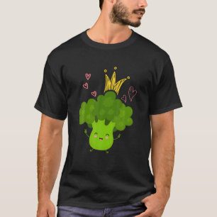 T-shirt Broccoli Queen Funny Broccoli Vegetaria Vegetaria