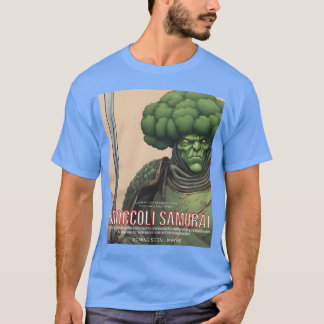 T-shirt Broccoli Samurai drôle