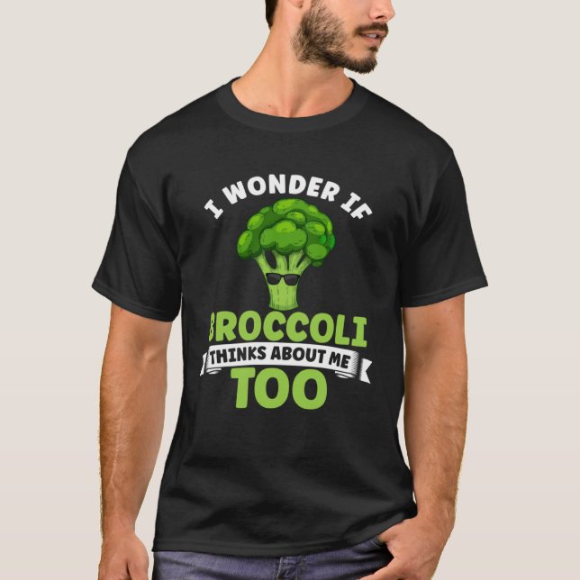 T-shirt Broccoli  Vegetable Vegetarian Broccoli Vegan Food (Devant)