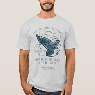 T-shirt Broche elfique de la Communauté Citation Graphique