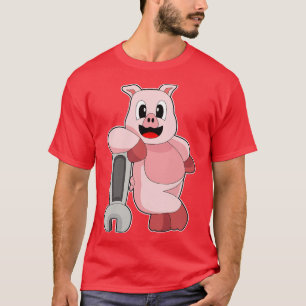 T-shirt Broche mécanique de porc