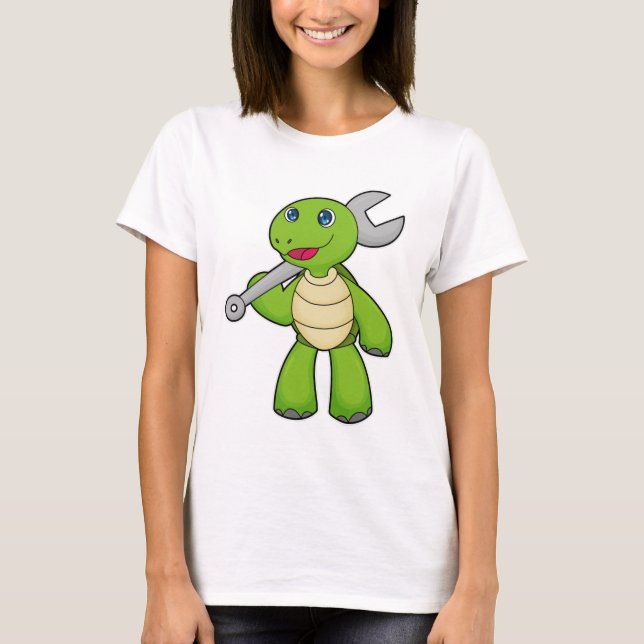 T-shirt Broche mécanique de tortue (Devant)