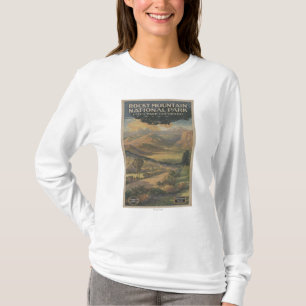T-shirt Brochure rocheuse de parc national de Mt. # 1