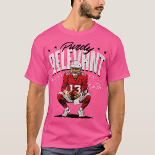 T-shirt Brock Purdy San Francisco Purdy Coussin pertinent