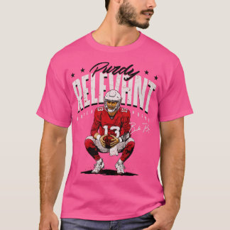 T-shirt Brock Purdy San Francisco Purdy Coussin pertinent