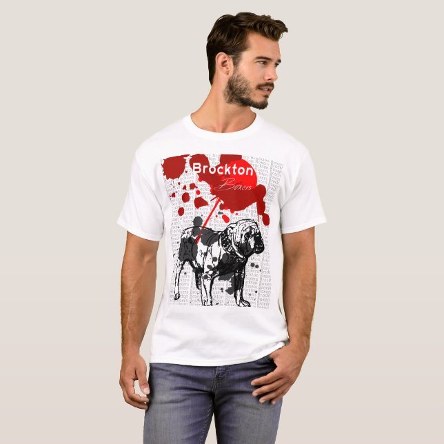 T-shirt Brockton Boxers Splash The (Devant entier)