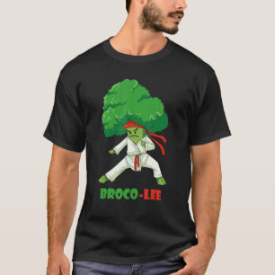 T-shirt Broco Lee végétarien karaté de brocolis