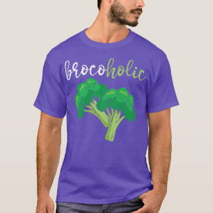 T-shirt Brocoholic Brocoli Vegan Lover Vegetable en santé