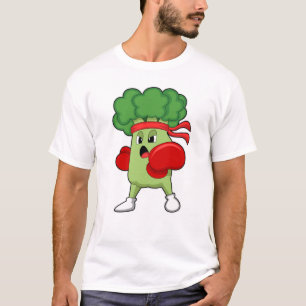 T-shirt Brocoli à la boîte avec gants de boxe
