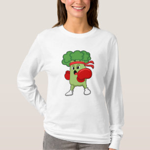 T-shirt Brocoli à la boîte avec gants de boxe