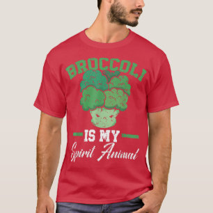 T-shirt Brocoli est mon esprit animal Vegan Vegetable Vege