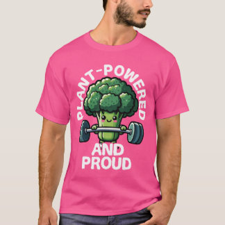 T-shirt Brocoli propulsé par les plantes et fier de soulev