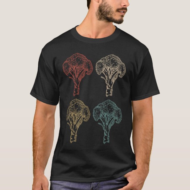T-shirt Brocoli Végétal Valeur nutritive Végétarien Végéta (Devant)