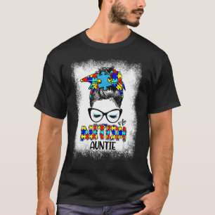 T-shirt brodé Autism Awareness Tatie Chignon Sale