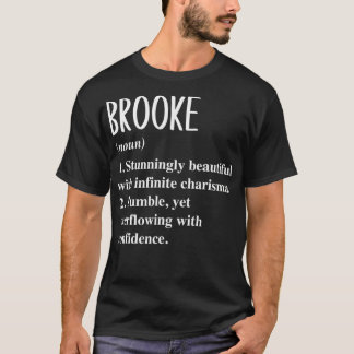 T-shirt Brooke Prénom Définition Ide cadeau personnalisé