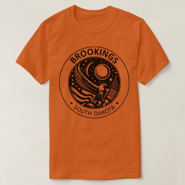 T-shirt Brookings Dakota du Sud (Design devant)