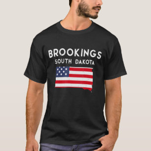 T-shirt Brookings South Dakota USA State America Travel So