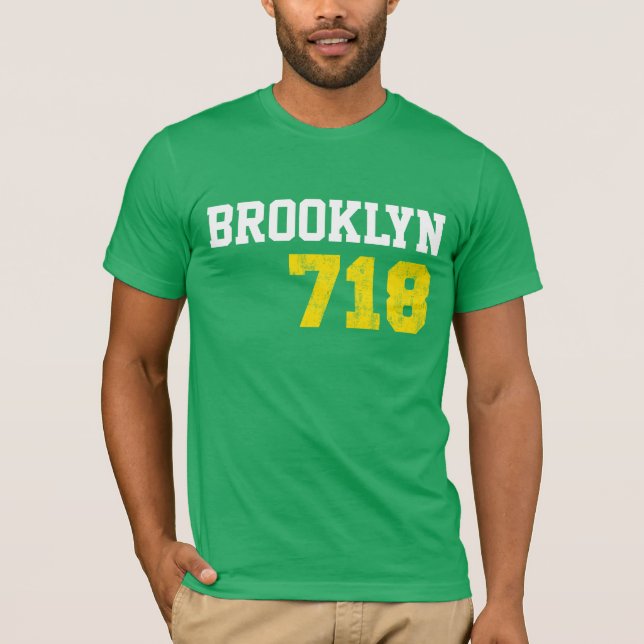 T-shirt Brooklyn 718 (Devant)