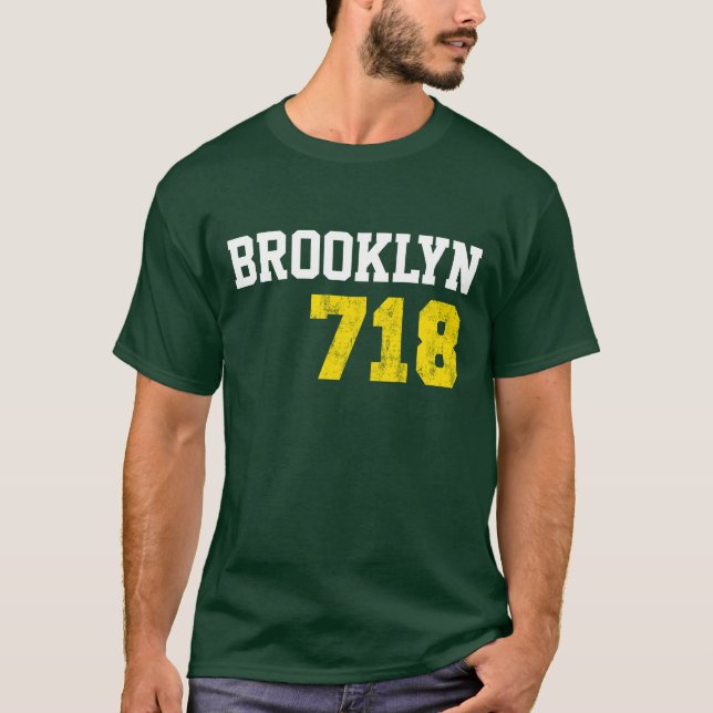 T-shirt Brooklyn 718 (Devant)