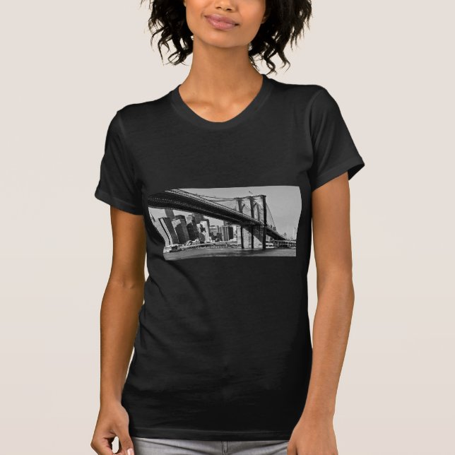T-shirt Brooklyn Bridge New York City (Devant)