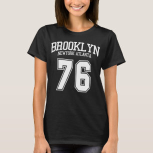 T-SHIRT BROOKLYN NEW YORK ATLANTA EN 1976