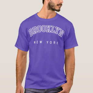 T-shirt Brooklyn New York USA Lettering