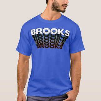 T-shirt Brooks drôle rétro vintage coucher de soleil Brook
