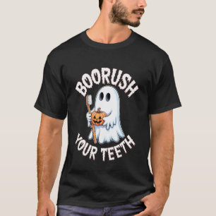 T-shirt Brosse à Dents Fantôme de Dentiste Drôle Soins Buc