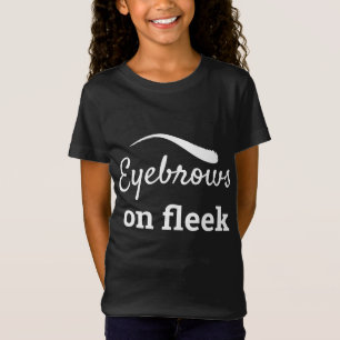 T-Shirt Brosses blanches sur Fleek Style Flawy Flawless, Z