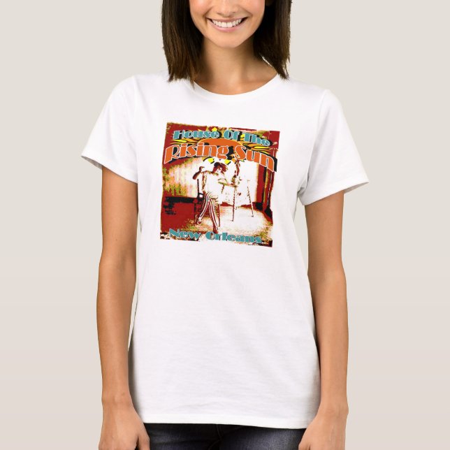 T-shirt Brothels de la Nouvelle-Orléans, Maison du soleil  (Devant)