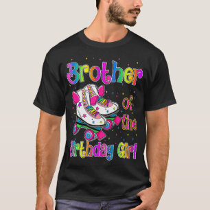 T-shirt Brother Anniversaire Rolling Patinage Famille Anni