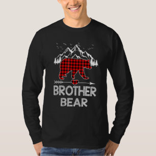 T-shirt Brother Bear Red Buffalo Plaid Brother Bear Pajama