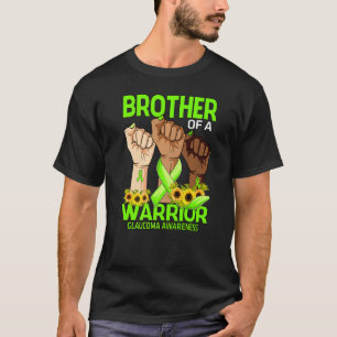 T-shirt Brother D'Un Guerrier Glaucoma Sensibilisation Sun