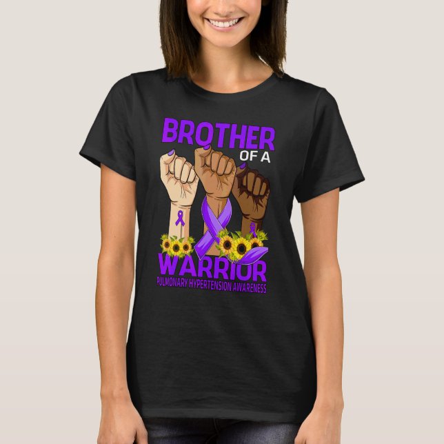 T-shirt Brother D'Un Guerrier Hypertension Pulmonaire A (Devant)