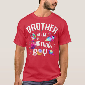 T-shirt Brother Of The Birthday Boy Astronaut Space Family