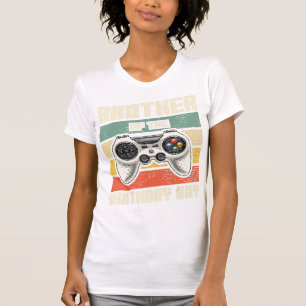 T-shirt Brother Of The Birthday Boy Gamer Cadeau