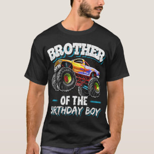 T-shirt Brother of the Birthday Boy Monster Truck Birthday