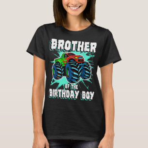 T-shirt Brother of the Birthday Boy Monster Truck Birthday