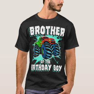 T-shirt Brother of the Birthday Boy Monster Truck Birthday