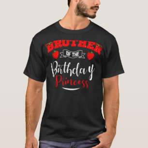 T-shirt Brother Of The Birthday Princess Strawberry Theme