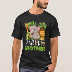 T-shirt Brother Of The Wild Zoo Anniversaire Safari Jungle