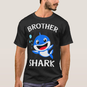 T-shirt Brother Shark Cadeau mignon bébé requin design f