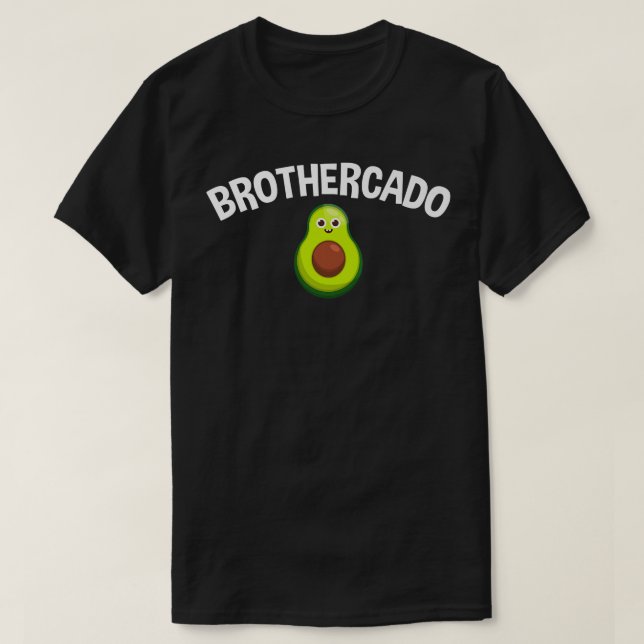T-shirt Brothercado Funny Avocado Frère Sibilings Tee (Design devant)