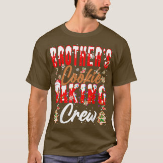 T-shirt Brother's Cookie Baking Crew Xmas Père Noël Baker