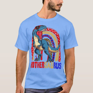T-shirt Brothersaurus T Rex Dinosaur Brother Famille Sauru