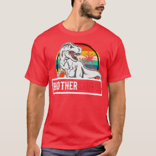 T-shirt Brothersaurus T Rex Dinosaur Brother Famille Sauru