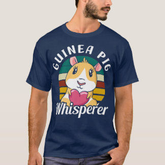 T-shirt Brouillard de porc de Guinée mignonne Lover animal