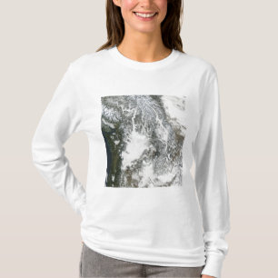 T-shirt Brouillard et neige dans le nord-ouest Pacifique
