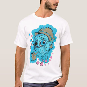 T-shirt Brouillard pétillant de bleu de désordre
