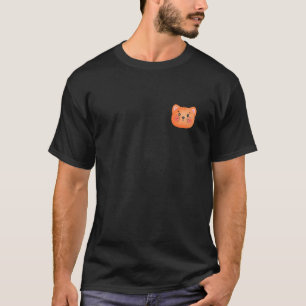 T-shirt Brown Cat Cute Face